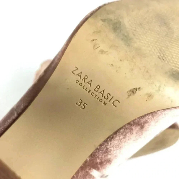 Zara  velvet boots - Picture 5 of 8